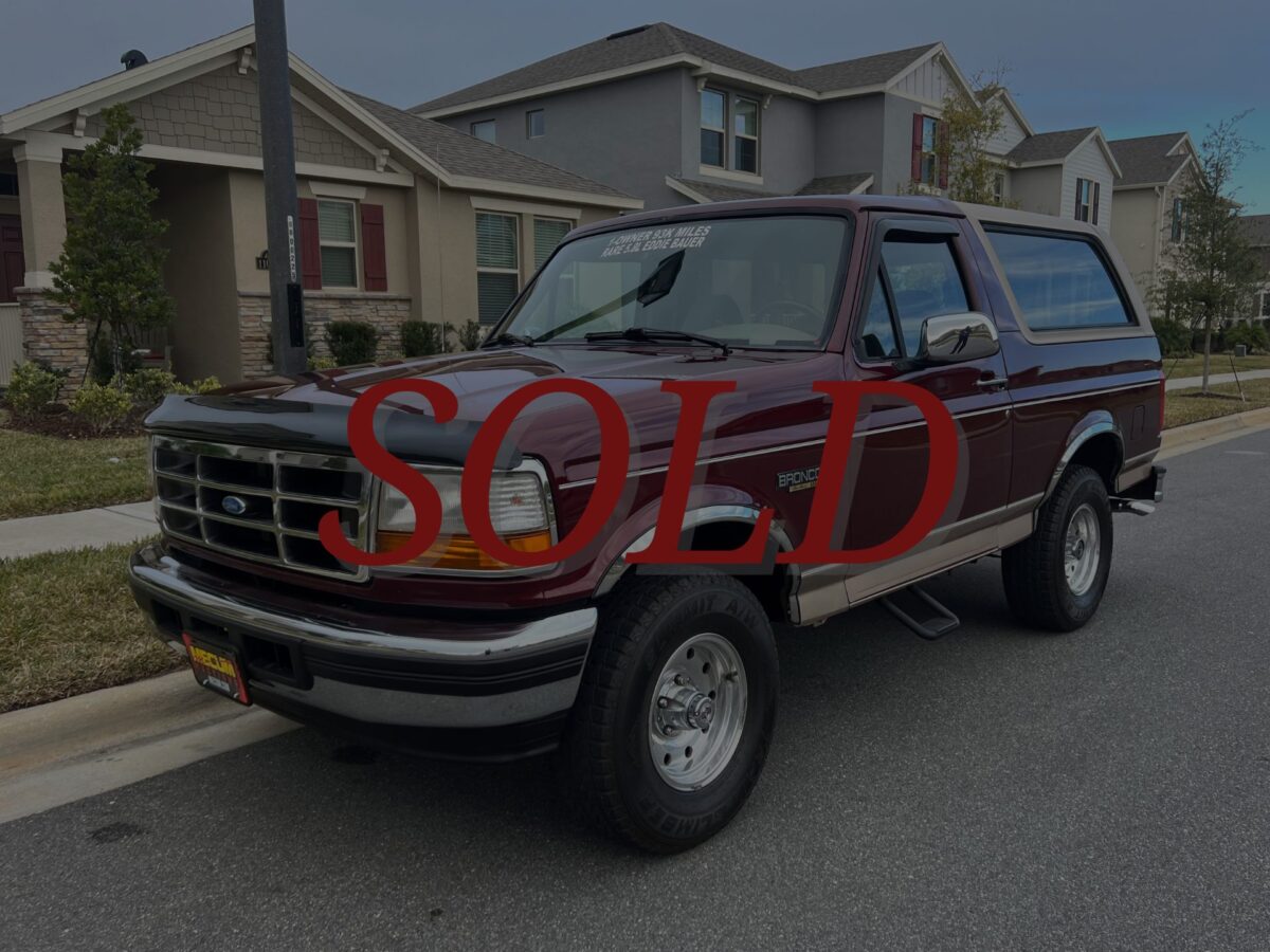 1996 Ford Bronco Eddie Bauer